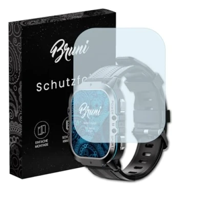 Abbildung von Bruni Schutzfolie kompatibel mit Oukitel BT20 Folie, glasklare Displayschutzfolie (2X)