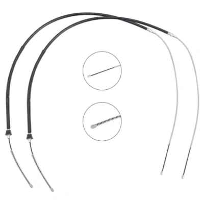 Abbildung von RIDEX 124C1726 Handbremsseil hinten, links, rechts Trommelbremse VOLKSWAGEN: up! Schrägheck, SKODA: Citigo SEAT: Mii