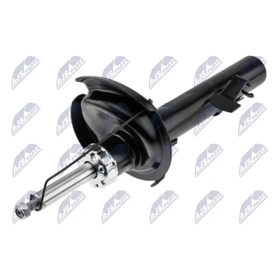 Abbildung von NTY A FR 033 Stoßdämpfer Vorderachse links Gasdruck Zweirohr Federbein oben Stift, unten Schelle FORD: Kuga Mk1 SUV 2.0 TDCi, TDCi 4x4