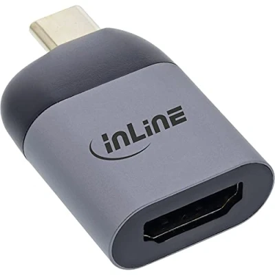 Abbildung von InLine® USB Display Konverter, Typ C Stecker zu HDMI Buchse (DP Alt Mode), 4K2K