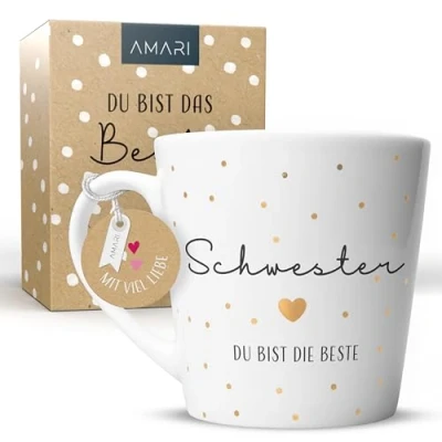 Abbildung von AMARI Tasse ® Schwester Perfektes Geschenk für die
