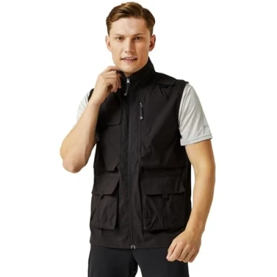 Abbildung von Regatta Herren Travel Light Pack Away Bodywarmer Weste, Schwarz, XXL