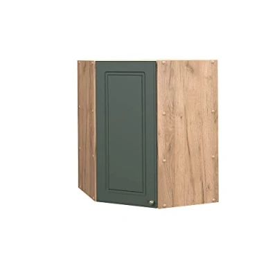 Abbildung von Vicco Eckhängeschrank Fame Line, Grün Gold Landhaus/Goldkraft Eiche, 57 cm (1 Hängeschrank)