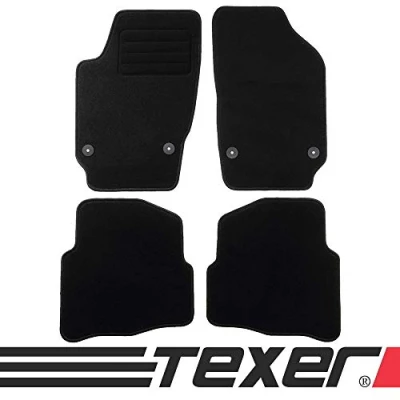 Abbildung von CARMAT TEXER Textil Fußmatten Passend für VW Polo IV 9N Bj. 2001 2009 Basic