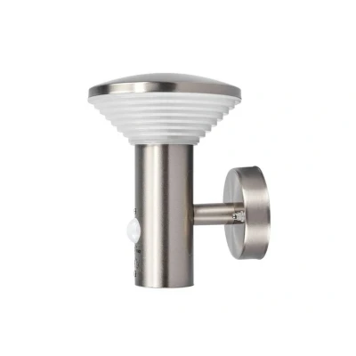 Abbildung von Lindby Tiga LED Außen Wandleuchte w/Sensor Stainless Steel/White