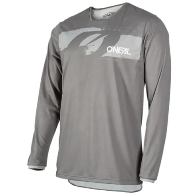 Abbildung von O&#039;NEAL Mountainbike Trikot MTB DH Downhill FR Freeride Atmungsaktives Material, maximale Bewegungsfreiheit Element Jersey Hybrid V.24 Erwachsene Grau Größe M