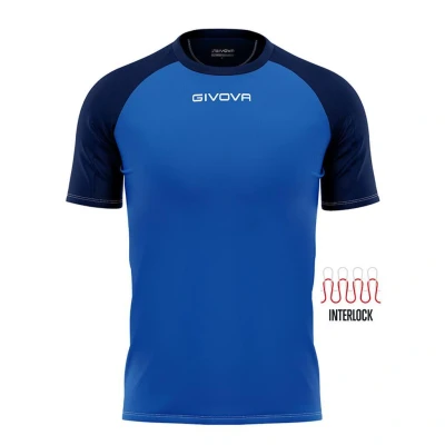 Abbildung von Givova Herren Capo T Shirt, Blau/Azurblau, L