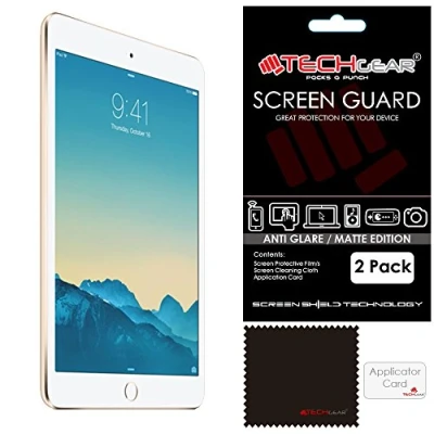 Abbildung von TECHGEAR (2 Stück Matte Displayschutzfolien für iPad Mini 5 4 (7,9 zoll) Blendschutz Schutzfolie mit Reinigungstuch + Applikationskarte
