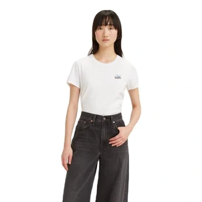 Abbildung von Levi&#039;s THE Perfect TEE Tshirt basic, Damen, Größe: XS, Bright white