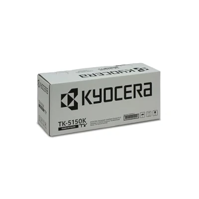 Abbildung von Kyocera TK 5150K Toner Schwarz. Original Tonerkartusche 1T02NS0NL0. Drucker kompatibel für ECOSYS M6035cidn, M6535cidn, P6035cdn. bis zu 1000 Seiten