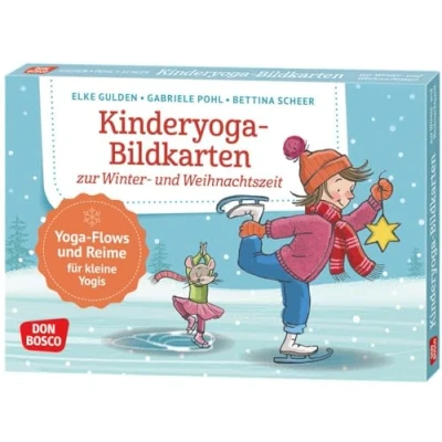 Abbildung von Kinderyoga Bildkarten zur Winter und Weihnachtszeit. Yoga Flows Reime für kleine Yogis: Yogis. Bewegung ... innere Balance. 30 Ideen auf Bildkarten)