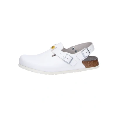 Abbildung von Birkenstock Pantolette flach, Größe: 39, Weiã Schuhe