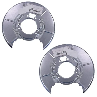 Abbildung von ATEC Germany 2x Ankerblech hinten links &amp; rechts Spritzbelch Deckblech für Bremsscheibe Kompatibel mit BMW 3er (E36) (E46) Z4 Roadster (E85)