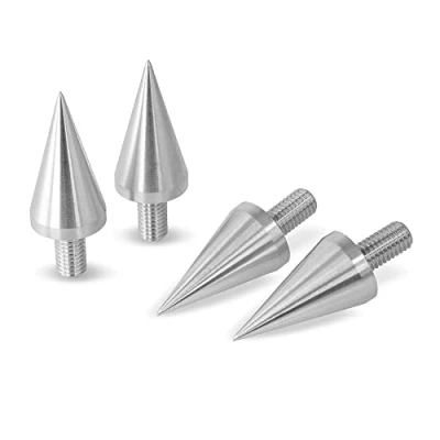 Abbildung von Precisiongeek Große Aluminium Lautsprecherspikes M8 mit Kegel, 20 mm Durchmesser und 37 Länge Set 4 Spikes