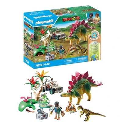 Abbildung von Playmobil® Konstruktions Spielset Forschungscamp mit Dinos (71523), Dinos, (93 St), Made in Europe