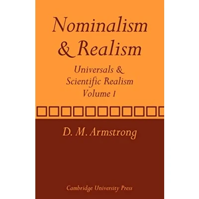 Abbildung von Nominalism and Realism: Universals Scientific Volume 1: Realism (Universals &amp; Realism, Band 1)