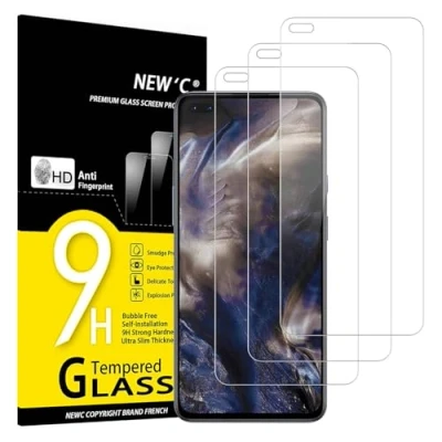 Abbildung von NEW&#039;C 3 Stück, Panzer Schutz Glas für OnePlus Nord, Frei von Kratzern, 9H Härte, HD Displayschutzfolie, 0.33mm Ultra klar, Ultrabeständig