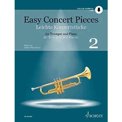 Abbildung von Leichte Konzertstücke: 19 Stücke aus 5 Jahrhunderten. Band 2. Trompete und Klavier. (Easy Concert Pieces, 2)