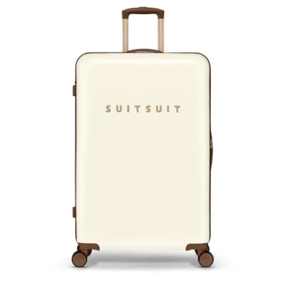 Abbildung von SUITSUIT Fab Seventies Großer Reisekoffer Check in Koffer mit TSA Schloss 76 cm 94L Weiß