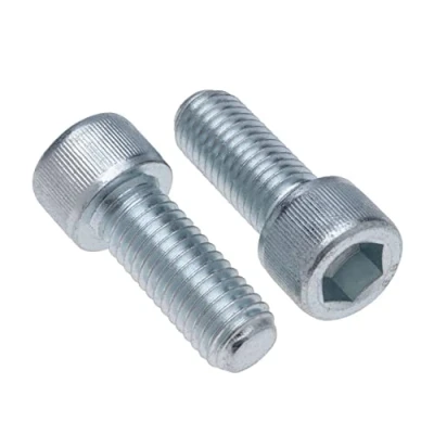 Abbildung von Zylinderkopfschrauben M5 Strenght Sleel Class 8.8 (Packung mit 10) Verzinkte Sechskantschrauben Innensechskant Gewindebefestigung Zylindrisch Schwerlast zertifiziert Standard DIN912 (5mm x 12mm)