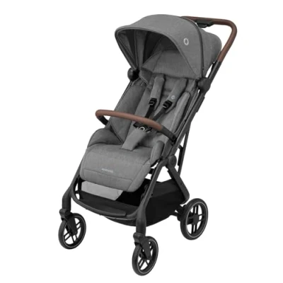 Abbildung von Maxi Cosi Soho Kinderwagen, 04 Jahre, 022 kg, ultrakompakt Buggy, Automatischen Einhand Klappmechanismus, Geräumiger Sitz, 3 Liegepositionen, flache Liegeposition, Select Grey