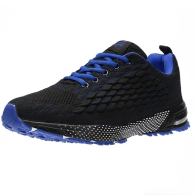 Abbildung von ASHION Turnschuhe Herren Sneaker Laufschuhe Sportschuhe Atmungsaktiv Leichte Straßenlaufschuhe,C Blau,41 EU