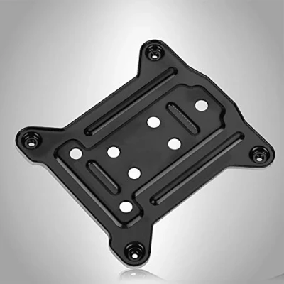 Abbildung von Robuste Starke CPU Kühlkörperhalterung Backplane Backplate Back Sheet Hochwertige Eisenplatte für 1150/1151/1155/1156 Schwarz