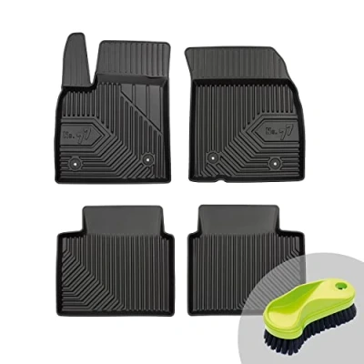 Abbildung von FROGUM No.77 Gummimatten Ganzjahresset von Auto Fußmatten Autofussmatten für Ford Focus IV ab 2018 Langlebiges TPE Material
