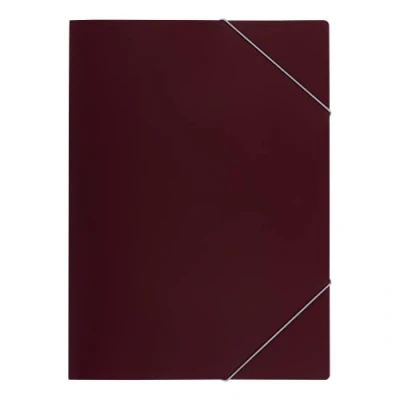 Abbildung von Oxford Eckspanner Mappe, aus PP Kunststoff, bordeaux, 10er Pack