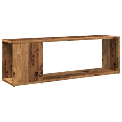 Abbildung von vidaXL TV Schrank, Lowboard für Fernseher, Fernsehtisch mit Stauraum, Fernsehschrank Schlafzimmer Wohnzimmer, Altholz Optik Holzwerkstoff