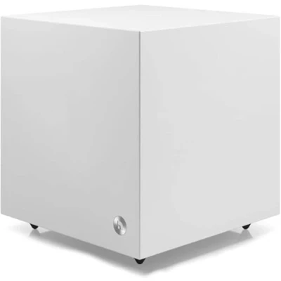 Abbildung von Audio Pro SW 5 Aktiv Subwoofer mit Bassreflex &amp; Verstärker 150W Digital Home Entertainment für TV Sound RCA Eingang Diskretes Design Weiss