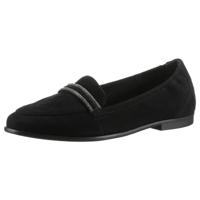 Abbildung von Tamaris Slipper, Damen, Größe: 36, Black Leder
