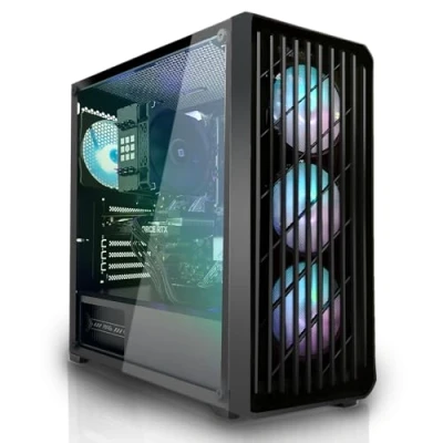 Abbildung von SYSTEMTREFF Gaming PC Intel Core i5 13600KF 14x5.1GHz Nvidia GeForce RTX 4060 8GB DX12 1TB M.2 NVMe 32GB DDR5 RAM WLAN Desktop Computer Rechner für Gamer, Zocker &amp; Streamer