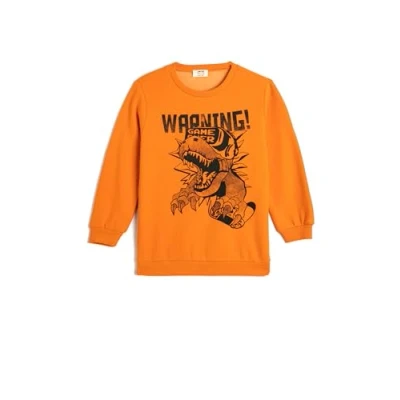 Abbildung von Koton Boys Dinosaur Printed Sweatshirt Long Sleeve Crew Neck Cotton