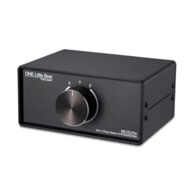 Abbildung von Nobsound 1 IN 3 OUT XLR Audio Switcher Selector, Balanced Converter, Way Stereo Passiv Umschalter (MC103 Pro Out)