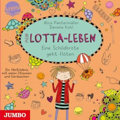 Abbildung von Mein Lotta Leben. Eine Schildkröte geht flöten