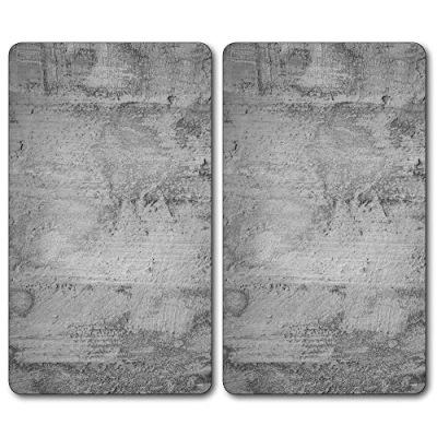 Abbildung von KESPER Schneide und Abdeckplatte &quot;Beton&quot;, (Set, 2 tlg.), Mit 6 Elastikfüßen je Platte