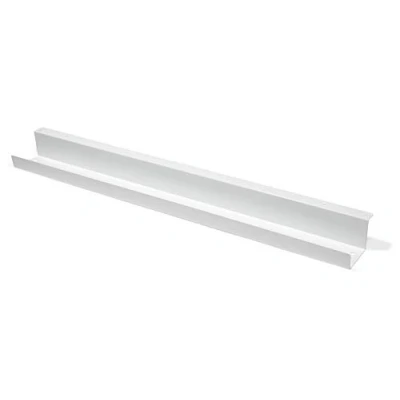 Abbildung von Modulor Kabelkanal, Kabelführung für den Schreibtisch (7 x 9 102,5 cm), Kabelhalterung inklusive Schrauben, weiß