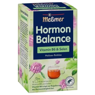 Abbildung von Meßmer Hormon Balance Vitamin B6 &amp; Selen 16 Teebeutel Glutenfrei Laktosefrei Vegan