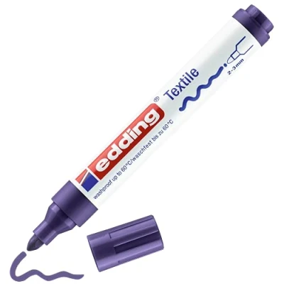 Abbildung von edding 4500 textielmarker violet 1ST 2 3 mm / 4 4500008