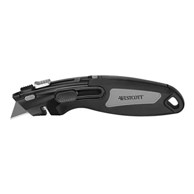 Abbildung von WESTCOTT Zinc Alloy Cuttermesser 18 mm schwarz, silber