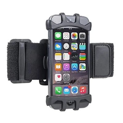 Abbildung von Maclean Fast Connect MC 786 Sport Armband Unterarmband Smartphone 4 6&quot; Tragehülle Fitness Universal Verstellbar 360 Grad Drehbar