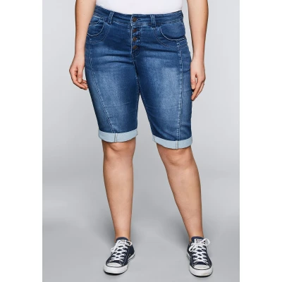 Abbildung von Sheego Jeansbermudas &quot;Große Größen&quot;
