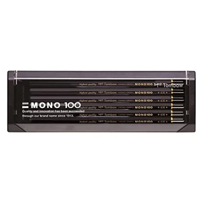 Abbildung von Tombow Mono 100 4H Bleistift Härtegrad 4H, 12 er Set