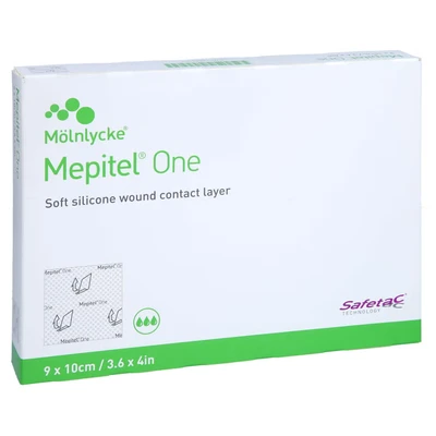 Abbildung von Mepitel One 9x10 cm Silikon Netzverband 5 St