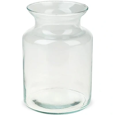 Abbildung von matches21 HOME &amp; HOBBY Dekovase Schöne Vase aus Glas runde Glasvase transparent Ø 14x20 cm (1 St)