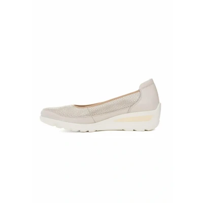 Abbildung von ara Klassischer Ballerina, Damen, Größe: 38,5, Beige Schuhe
