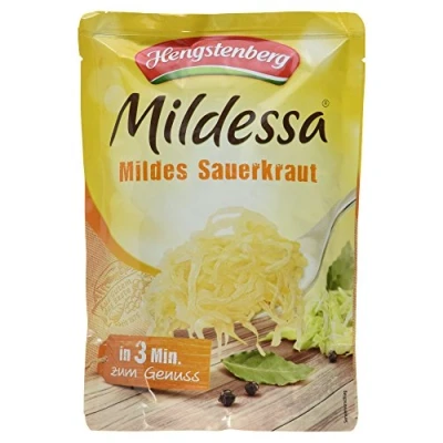 Abbildung von Hengstenberg Mildessa Sauerkraut, 400 g, Abtropfgewicht 350 g