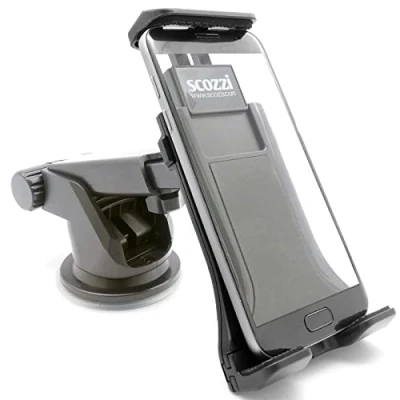 Abbildung von scozzi Handyhalterung Auto Armaturenbrett Saugnapf Handy KFZ Halterung Halter universal z.B. kompatibel mit Samsung S24 S23 S22 S21 A55 A54 A35 für iPhone 15 14 13 12 11 XR FE Plus Ultra Mini Lite Pro