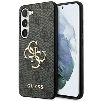 Abbildung von CG Mobile Guess GUHCSA554GMGGR Hülle für A55 A556 Schwarz hardcase 4G Big Metal Logo